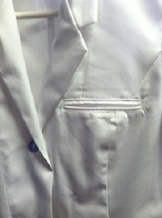 Chic Style Left Breast Pocket